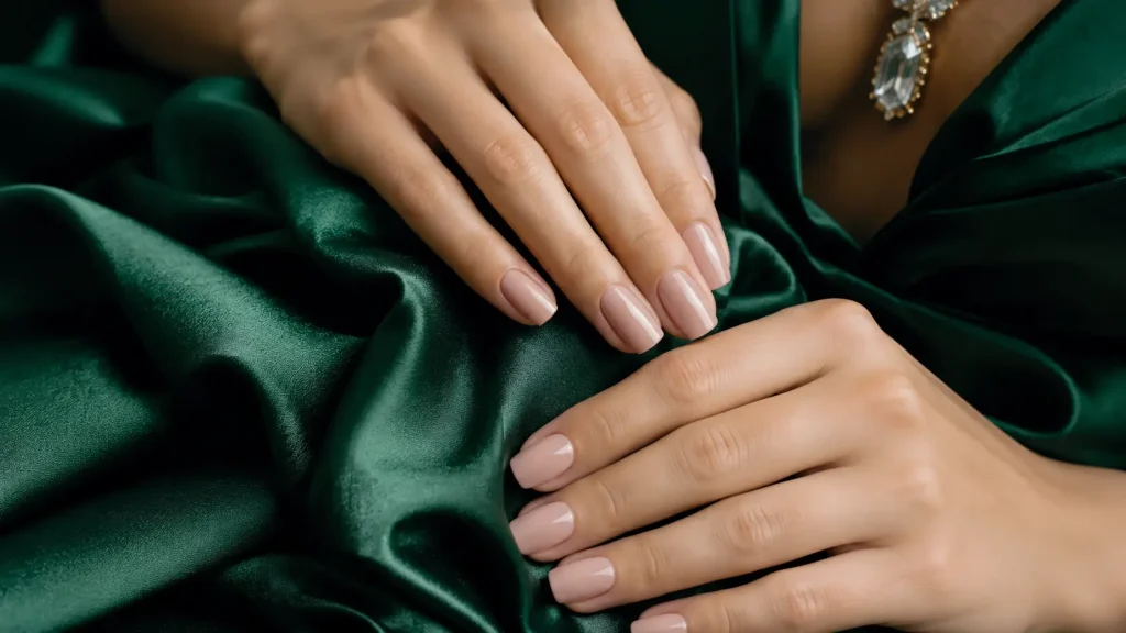 Qual cor de esmalte combina com vestido verde bandeira ou esmeralda?