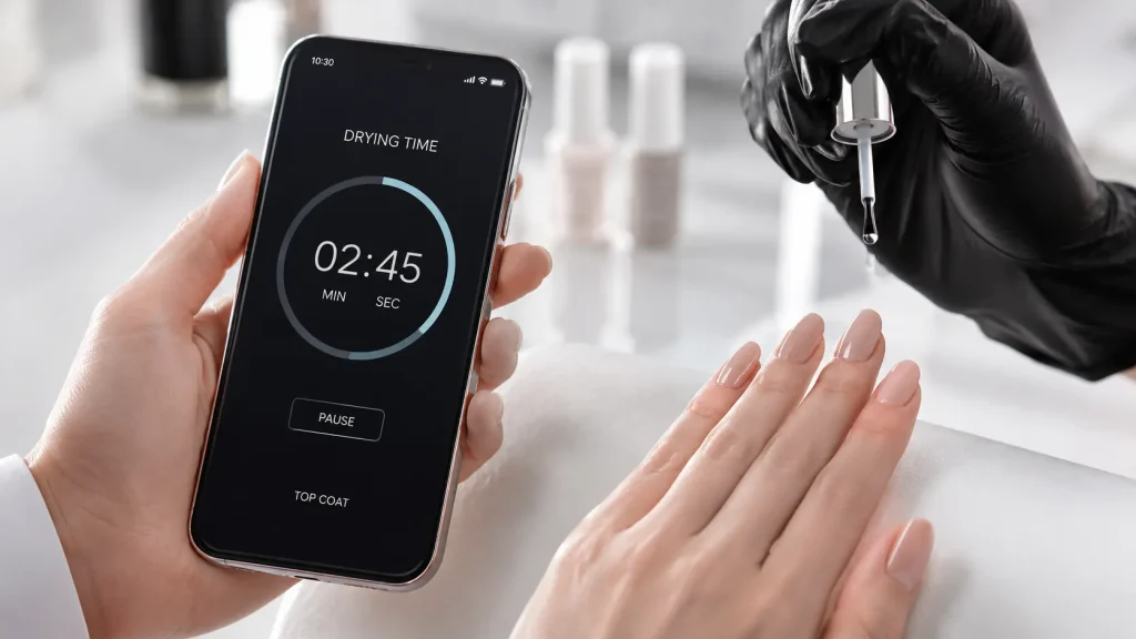 Quanto tempo esperar entre as camadas de esmalte?
